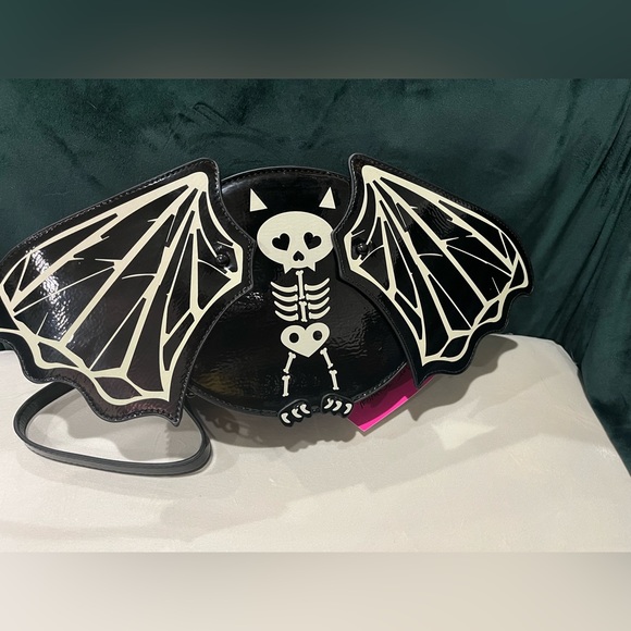 Betsey Johnson Handbags - Betsy Johnson bat skeleton purse